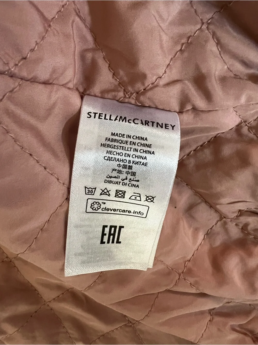 Stella McCartney Girls Black and Pink 'Willow' Bomber Jacket